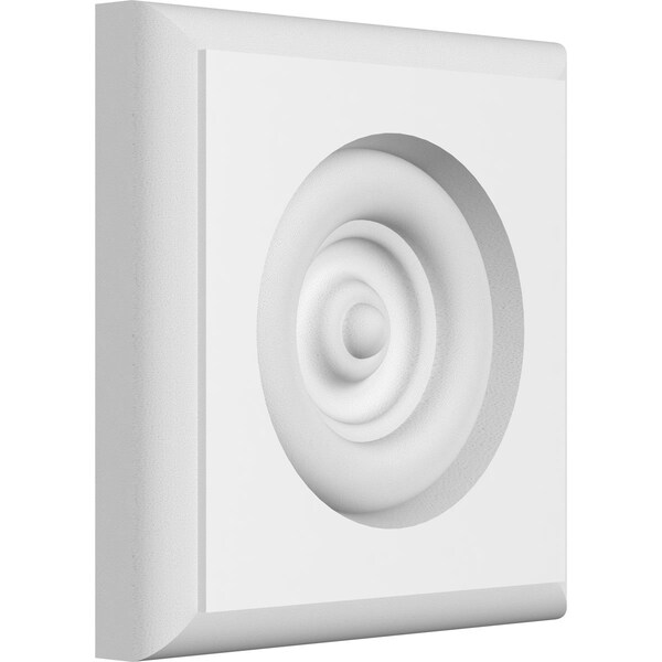 Ekena Millwork Standard Sedgwick Bullseye Rosette With Rounded Edge, 3"W x 3"H x 1/2"P ROSP030X030X050SDG04 - main